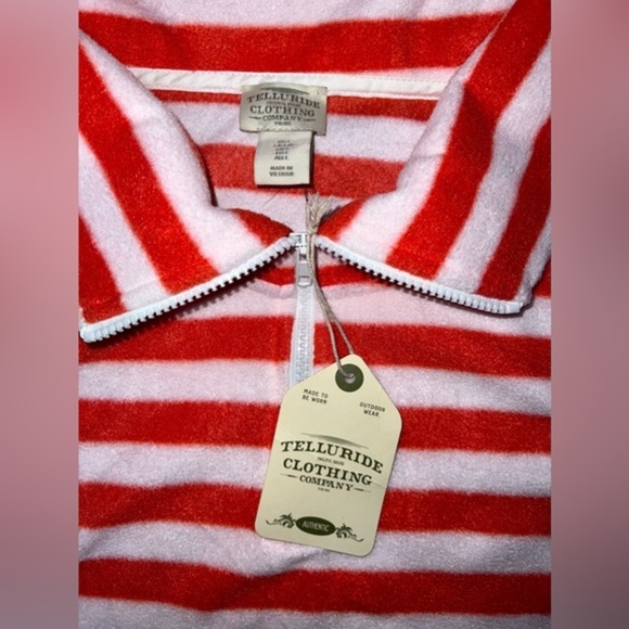 Telluride Clothing Company | Women’s Striped Long Sleeve Fleece Size Large - Picture 5 of 6